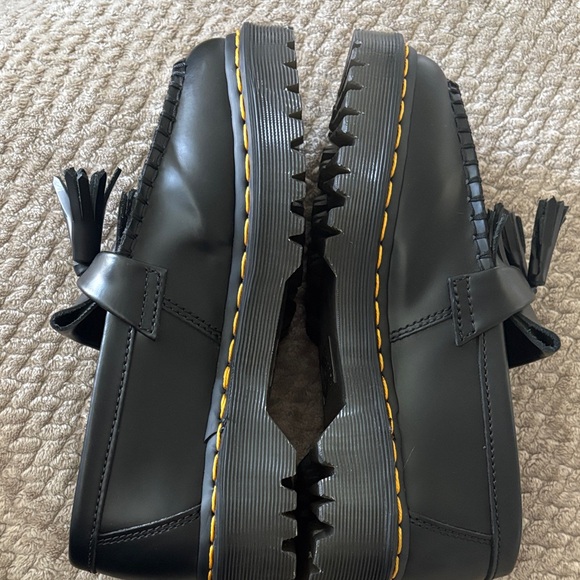 Dr. Martens Kids Black Moccasins with Tassels - Picture 5 of 6